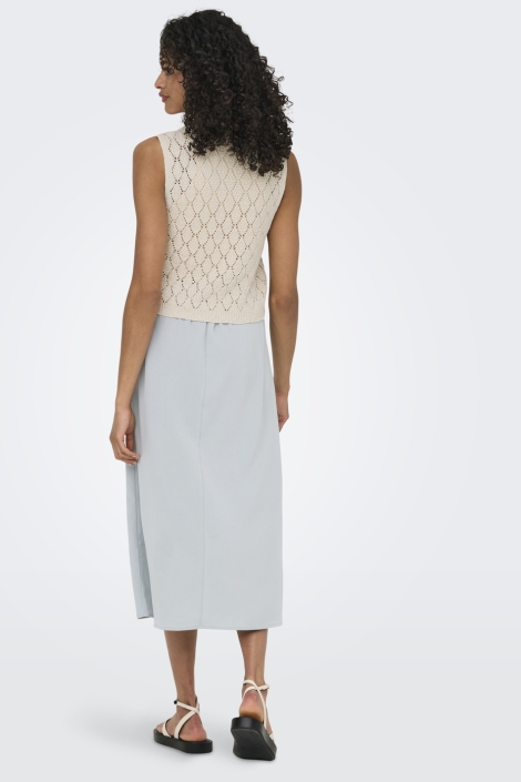 Only onlchili s/l string vest knt noos